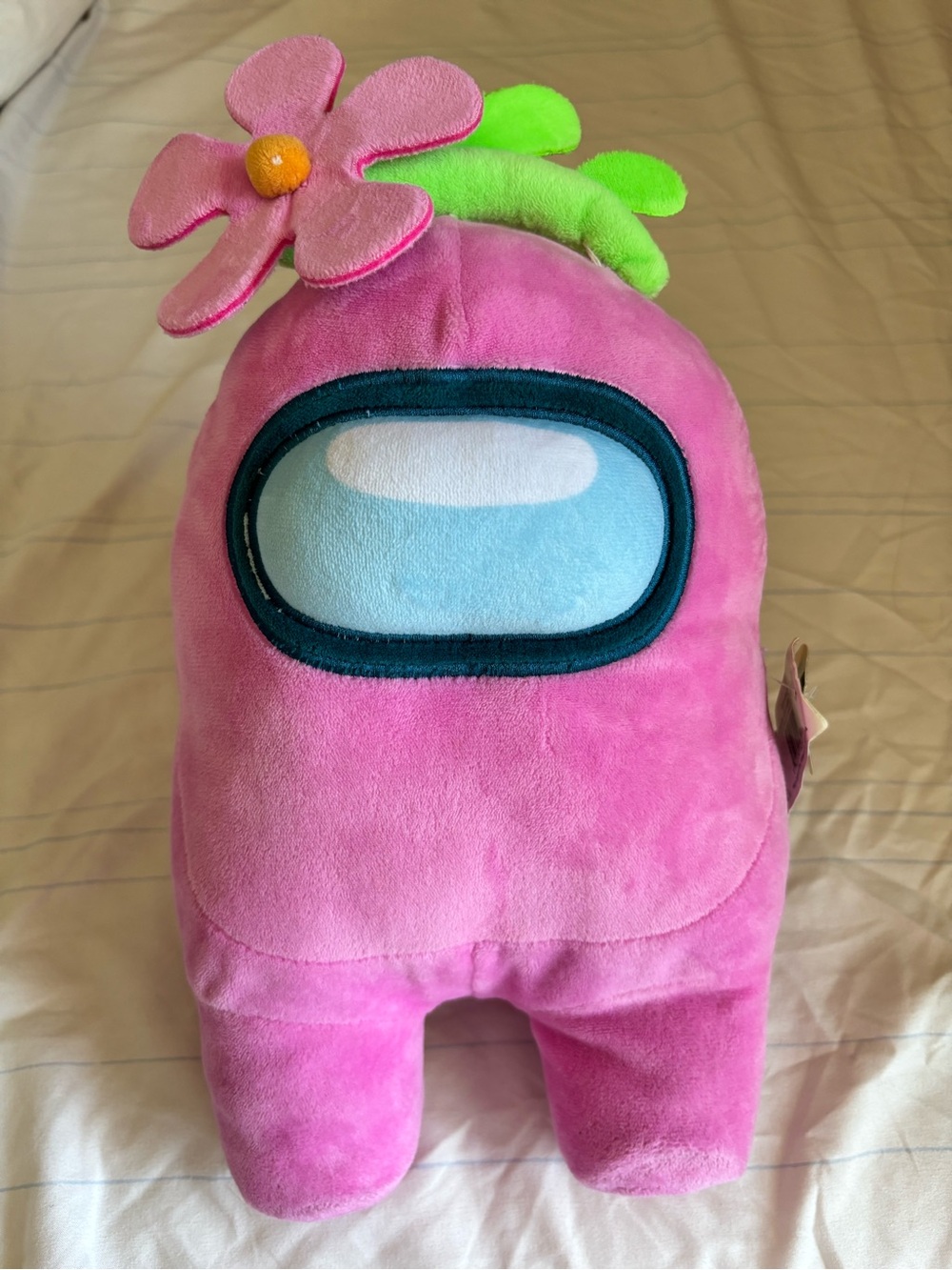 Pink Flower Plush Crewmate Stuffed Toy - Kids Plush Character